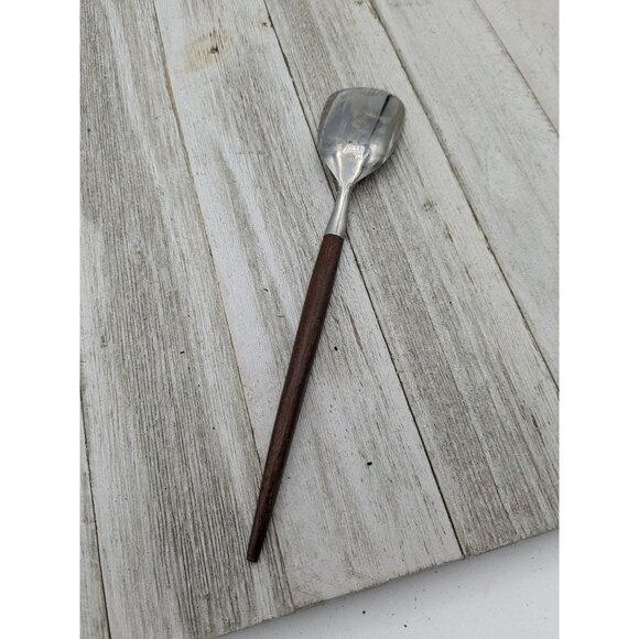 Vintage EKCO ETERNA #1 Mid Century Canoe Muffin Sugar Shovel Spoon Flatware - Picture 4 of 8